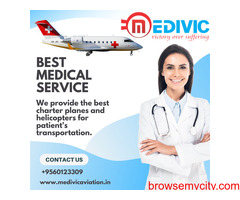 Air Ambulance Service in Rajahmundry, Andhra Pradesh by Medivic Aviation| 24*7 Hours Ambulance Servi