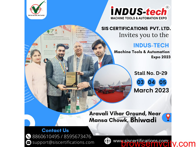 Indus tech machine tools & automation expo March 2023 - 1/2