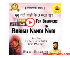 Free BNN Webinar: 3 Simple Formula of Bhrighu Nandi Nadi