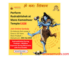 Perform Rudrabhishek in Kashi with Online Live Sankalp