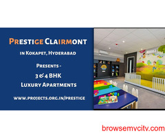 Prestige Clairmont Apartments In Hyderabad - Rise Up To A Better Lifestyle