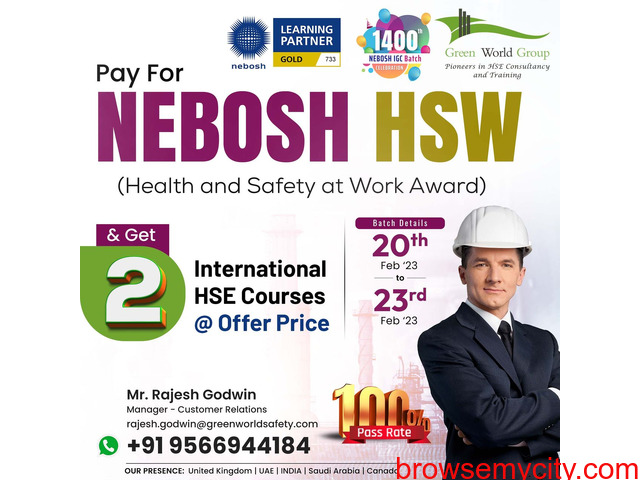 Take the First Step Towards your HSE Career..!! - 300607