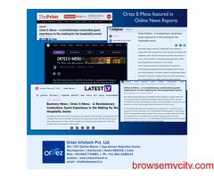 ORTEZ E-MENU featured in  Online Media Reports