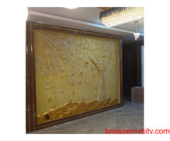 Interior Drywall Mural Design From Shankarampet