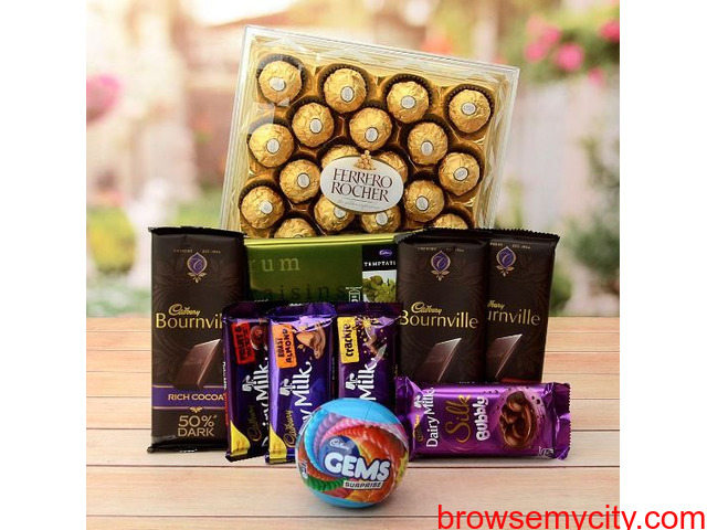 Online Chocolate Delivery in Delhi via OyeGifts, Get Express Delivery - 5/6