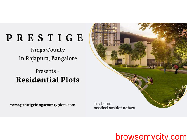 Prestige Kings County Rajapura - New Launch Plotted Development In Bangalore - 2/5