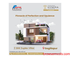 3BHK duplex villas for sale in gagillapur | APR Group