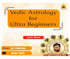 Vedic Astrology For Ultra Beginners - Recorded Course