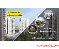 M3M Sector 94 Noida - A Place Of Beautiful Being