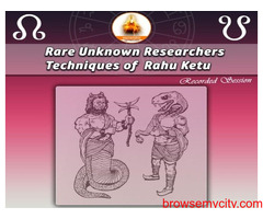 (Recordings) Rare Unknown Researchers Techniques of Rahu Ketu