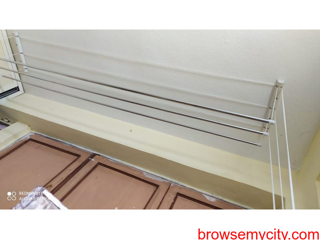 Call 08309419571 for Cloth Drying Hanger Balcony Ceiling Cloth Hanger Alwal, Gundlapochampally - 3/3