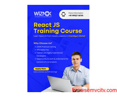 Enroll Now for ReactJS Training Course in Mohali