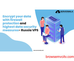 Encrypt your data with firewall protection and highest data security measures- Russia VPS