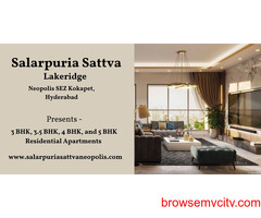 Salarpuria Sattva Lakeridge Apartments Hyderabad
