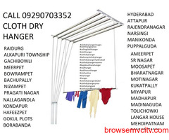 Call 09290703352 for Cloth Dry Hanger Tadpatri, Balcony Roof Hanger Tadipatri, Battalu Aresukune