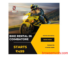 Best bike rental in Coimbatore