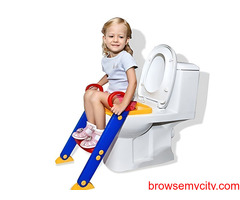 Adjustable Ladder For Child Toilet Seat