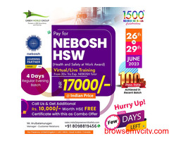Set Yourself up for Future Success with NEBOSH HSW…!!