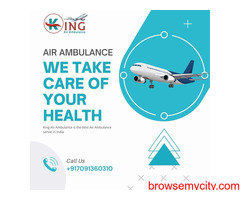 Exquisite Air Ambulance in Bhopal by King Air Ambulance