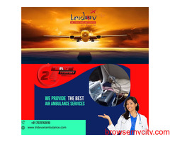 Pick ICU Care Tridev Air Ambulance Service in Mumbai