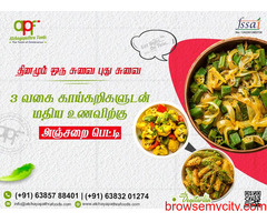 No.1 Homemade food delivery for Madurai People