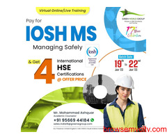 Move forward Your Career with IOSH MS at Green World …!!