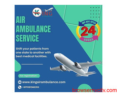 Hire Medical Emergency Air Ambulance Service in Kolkata by King
