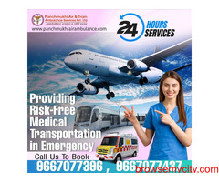Choose Ultra-Modern Medical Equipment from Panchmukhi Air and Train Ambulance Services in Dibrugarh