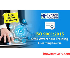 ISO 9001:2015 QMS Awareness Training - Free Course