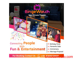 private theatre for celebration and movie streaming in bangalore , jp nagar