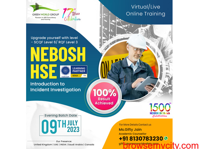 NEBOSH HSE Incident Investigation Course in Punjab - 314980