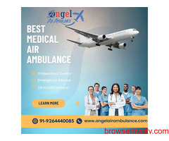 Book the Commendable Air Ambulance Services in Ranchi by Angel at Anytime