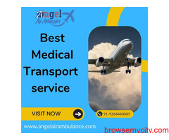 Quickly Avail Leading Air Ambulance Service in Bangalore by Angel with Medical Team