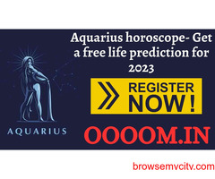Aquarius horoscope- Get a free life prediction for 2023