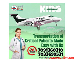 Hire India's Best Air Ambulance in Mumbai with ICU Setup by King
