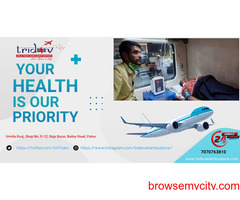 Tridev Air Ambulance in Patna - Guarantees Prompt Arrival