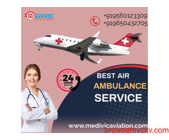 Medivic Aviation Air Ambulance Service in Ahmedabad is a Source of Safe Medical Transportation
