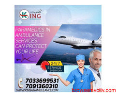Rent Entrusted ICU Air Ambulance Services in Guwahati for Unconscious Rescue by King