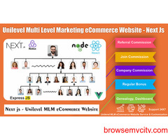 Next Js - Unilevel MLM eCommerce Website - Customization & Services | Affiliate Unilevel Plan