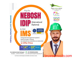 Nebosh IDip online course in Patna