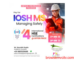 Take IOSH MS online course in DELHI at INR,13999