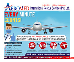 Aeromed Air Ambulance Service in Guwahati - Domestic Flights And Charter Aircraft