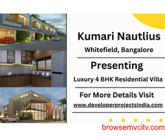 Kumari Nautlius - Where Luxury Villa Living Sets Sail in Whitefield, Bangalore