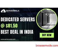 Dedicated Servers @ $81.50 - Best Deal in India