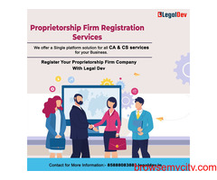 Best Sole Proprietorship firm registration provider Company