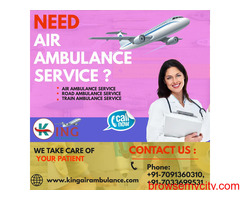 Select King Air Ambulance in Guwahati with Hi-tech ICU Setup