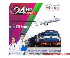Get King Air Ambulance in Kolkata with Advanced ICU Support at Low-Fare
