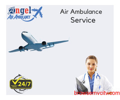 Choose  Angel Air Ambulance Service in Bhagalpur  A Specially Trained Medical Team For Critical Pati
