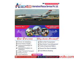 Aeromed Air Ambulance Service In Kolkata - Expert Medical Crews