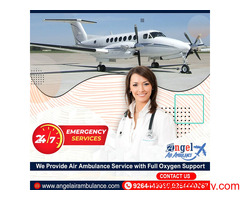 Choose Angel Air Ambulance Service in Darbhanga With ICU Setup  For Patient Live-Saving